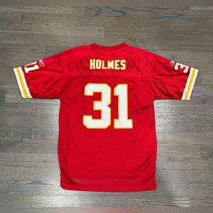 Vintage Kansas City Chiefs Priest Holmes Jersey - YOUTH Large